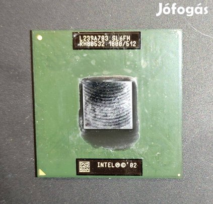 Intel Pentium 4-M 1.8 GHz CPU Socket 478 (SL6FH) Retró laptopokhoz