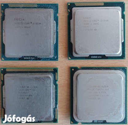 Intel processzorok 4 db