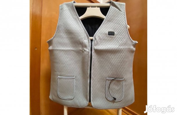 Intelligens Fűthető Mellény (Unisex, Szürke, XL). Akku nélkül, új