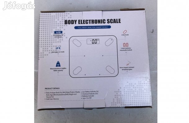 Intelligens Személymérleg testmérleg testdiagnosztika Bluetooth