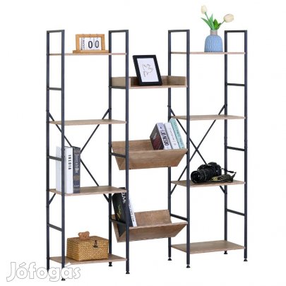 Intenso Home nyitott könyvespolc rendszer / virágállvány 126 x 150cm,