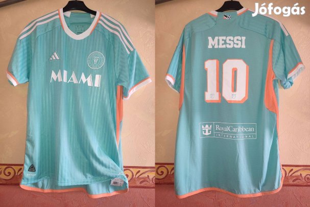 Inter Miami Lionel Messi kék 2024-25 eredeti adidas mez (S)
