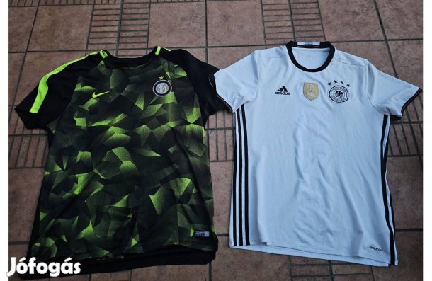 Inter szurkolói mez Adidas német mez M L XL 2db