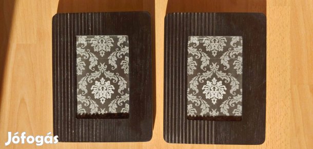 Interio fekete fa képkeretek 2 darab egyben