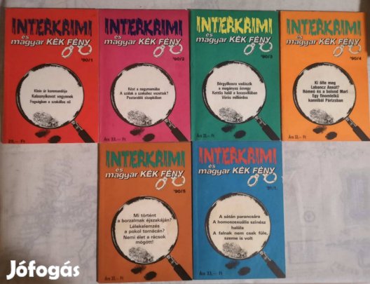 Interkrimi és magyar kék fény '90/1-5, '91/1