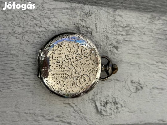 Internationale ezüst zseb óra 