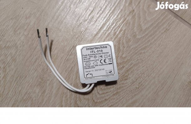 Intertechno ITL-210 vezeték nélküli fényerőszabályzó (dimmer) modul