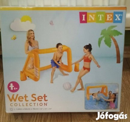 Intex , Felfújható kapu, vízilabda szett 124 x84 x76 cm új eladó