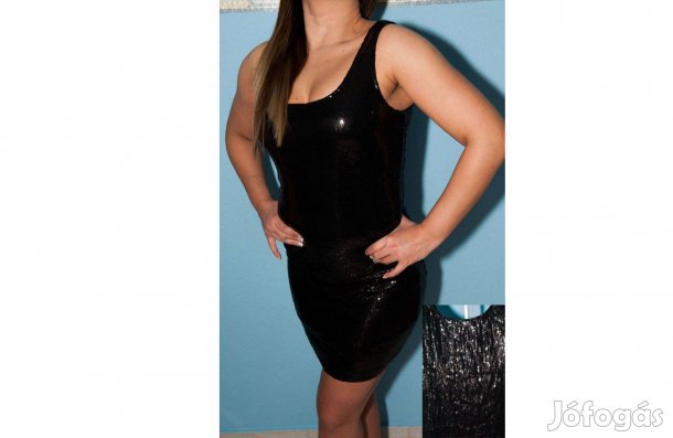 Intimissi eredeti fekete flitteres női ruha (új)