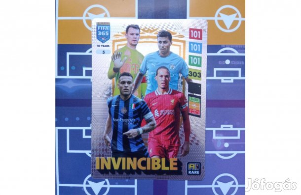 Invincible Golden Baller Fifa 365 2025 focis kártya