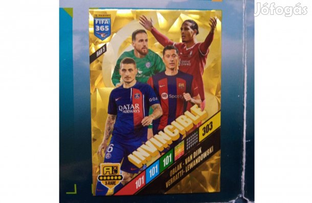 Invincible Panini Fifa 365 2024 Top Master kártya