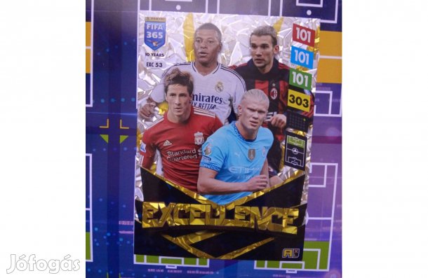 Invincible Panini Fifa 365 2025 Excellence XXL Top Master focis kártya
