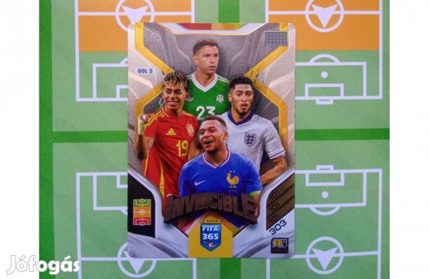Invincible Panini Fifa 365 2026 Golden Baller Top Master focis kártya