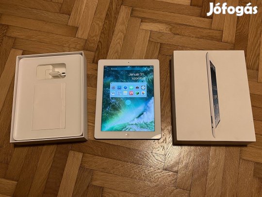 Ipad 4 fehér, retina, 64Gb, 9,7" kijelző