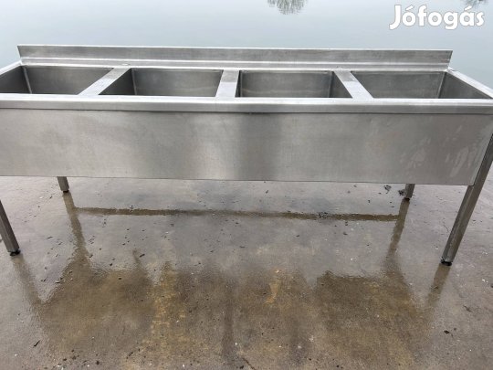 Ipari 4 medencés mosogató 