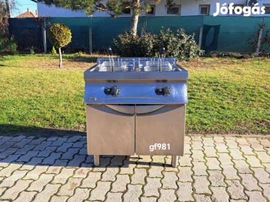 Ipari gázos fritőz, 2 aknás gf98