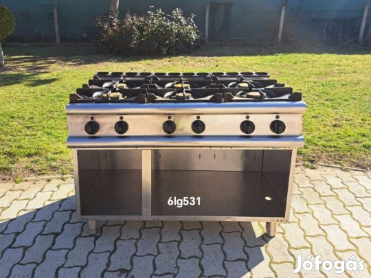 Ipari gáztűzhely, 6 égős 6lg53