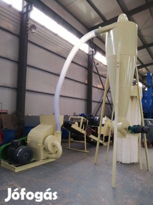 Ipari kalapácsos malom 45kW ciklonnal