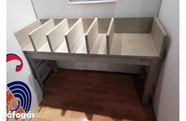 Ipari szelektáló asztal, textilgyári asztal, ipari asztal 20. sz