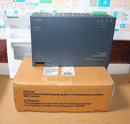 Ipari tápegység 24Vdc 40A 960W új Siemens Sitop ( 7330 )