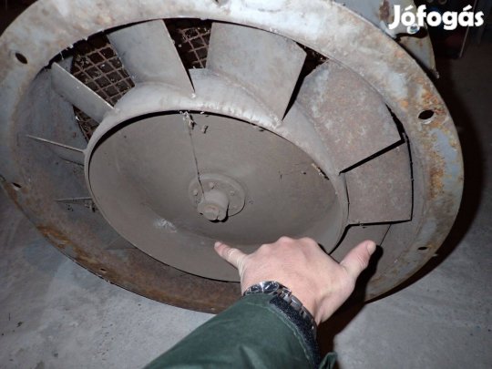 Ipari ventilátor, elszívó - 3 fázisú villanymotorral