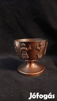 Iparművész fémműves kehely pohár