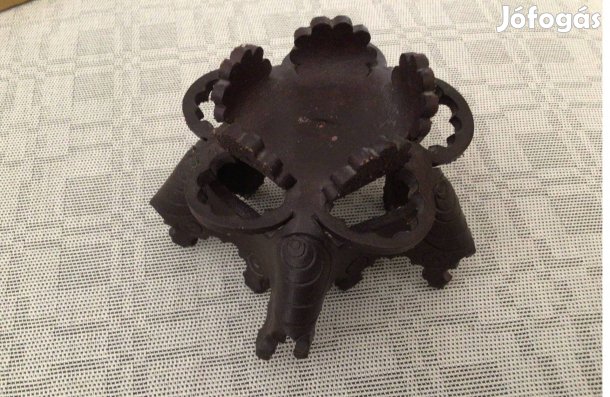 Iparművészeti bőr gyertyatartó Pesterzsébeten eladó