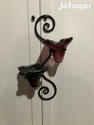 Iparművészeti fali gyertyatartó eladó!