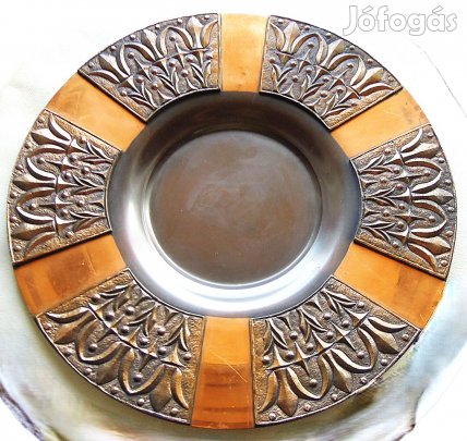 Iparművészeti falitányér Lignifer ISZ