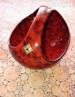 Iparművészeti kerámia kosár