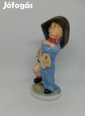 Iparművészeti porcelán Festő fiú!