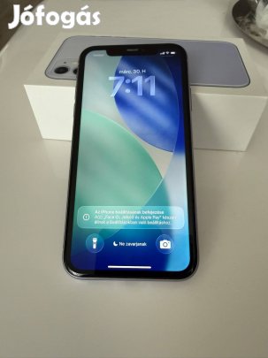 Iphone 11 64GB lila eladó