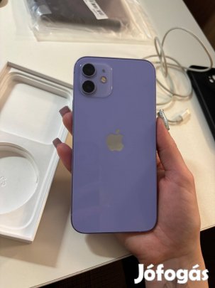 Iphone 12 128gb lila eladó