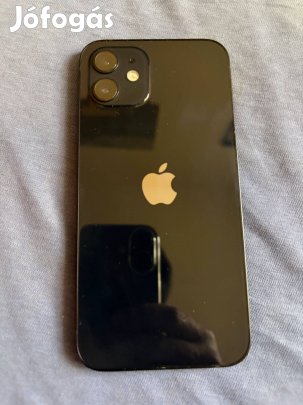 Iphone 12 64GB fekete mobiltelefon