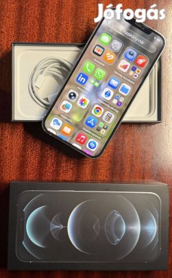 Iphone 12 Pro Max, 256GB! Kártyafüggetlen, Ezüst - Eladó