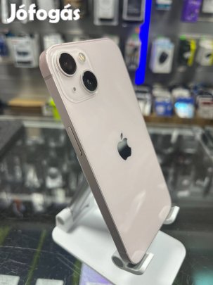 Iphone 13 128GB Rózsaszin, Új Akkuval, Üzletből, Garanciával