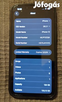 Iphone 13 128 GB Neverlock Akku 93%