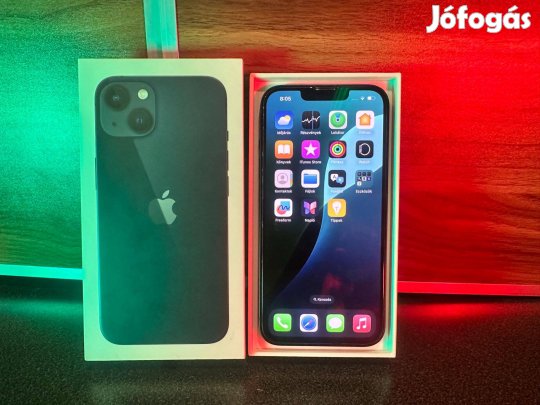 Iphone 13 128gb, midnight blue, 1 hónap garancia