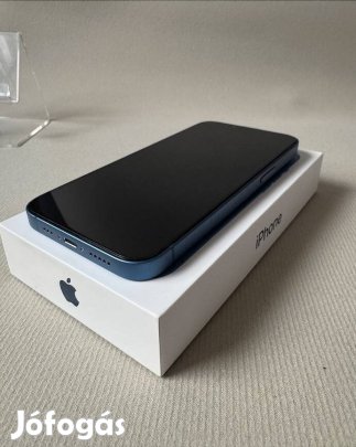 Iphone 13 kék- 128GB, független, 91% akku