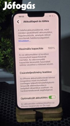 Iphone 13 pro max 100% akku 128gb+ rengeteg tartozék
