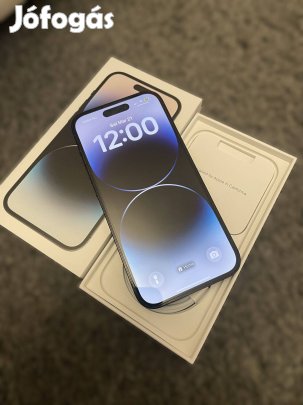Iphone 14 Pro 128GB Space Black - Patika állapot, Bontatlan tartozékok