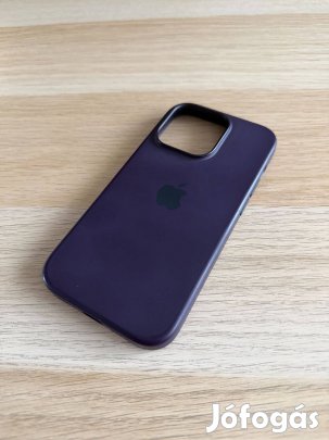 Iphone 14 Pro eredeti Apple szilikon tok - mélylila