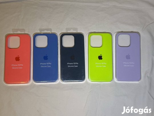 Iphone 15 Pro 5 darab szilikon tok egyben 5000 forint
