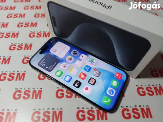Iphone 15 pro 256 újszerű független garanciás 