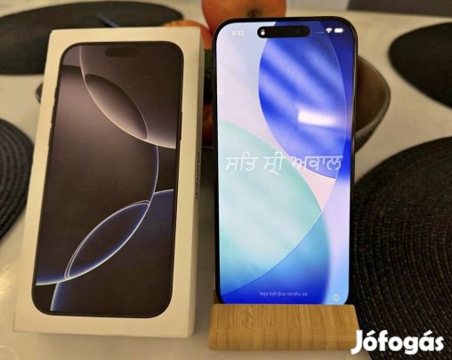 Iphone 16 Pro Max 256 GB gyári független még garis 