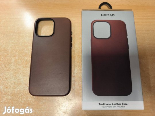 Iphone 16 Pro Max Nomad Traditional Leather Tok Újszerű !