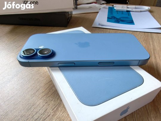 Iphone 17 256GB Blue - Vadiúj - független - 1 év gari - Csere is lehet