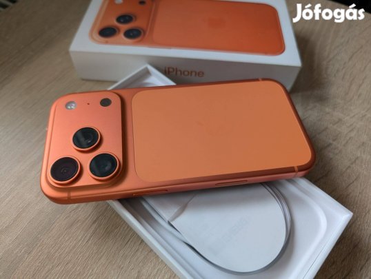 Iphone 17 Pro 256GB Cosmic Orange - szinte Új - Független - Csere is l