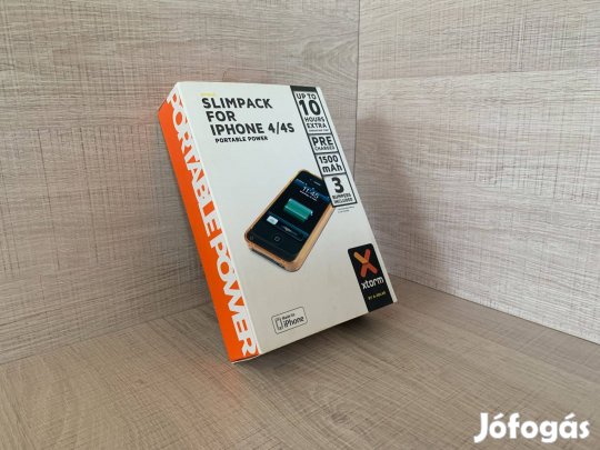 Iphone 4/4S, Töltőtok, Power Bank (Tok), Új