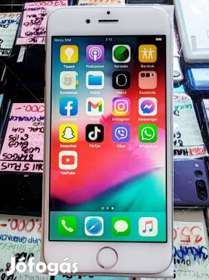 Iphone 6 64gb 3 hónap garancia 89% aku messenger youtube tiktok függel